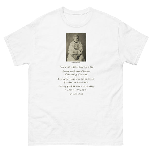 Beatrice Wood with Quote Men's T-Shirt