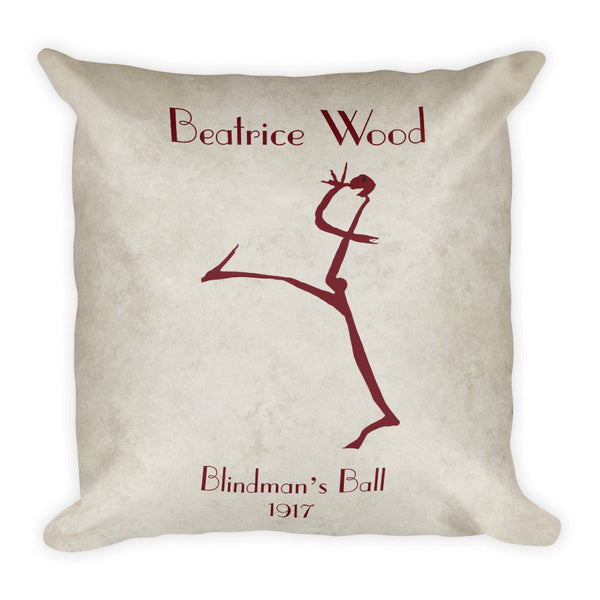 Beatrice Wood Blindman's Ball 1917 Square Pillow