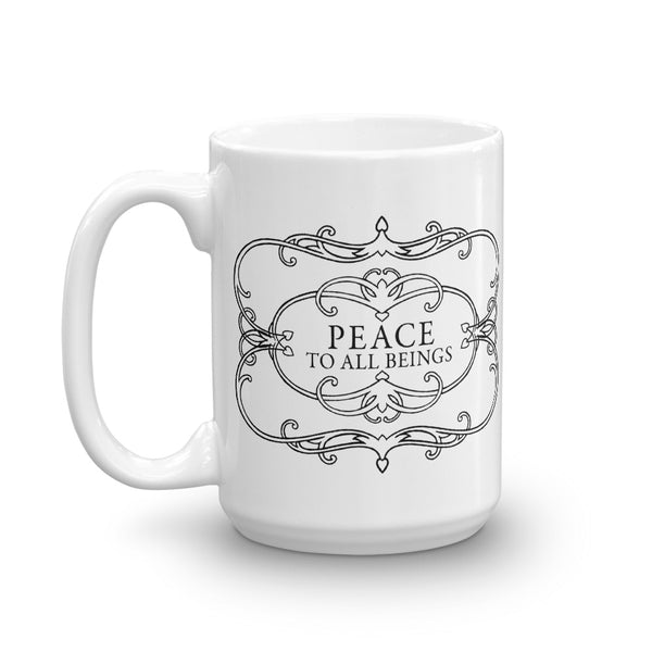 Peace to all Beings Mug