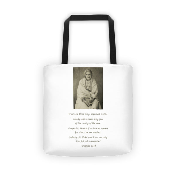 Beatrice Wood with Quote Tote bag